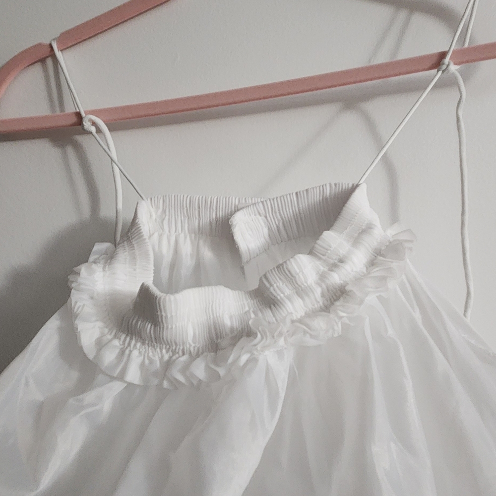White Ruffled Skirt - Picture 4 of 5